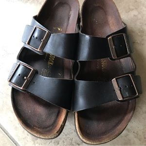Birkenstock Arizona Leather Sandals Size W 9 - 9.5 EU 40 Narrow